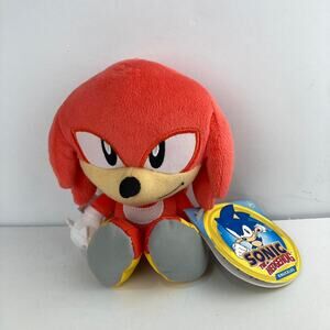 Sonic The Hedgehog KNUCKLES 9 inch Plush Jakks